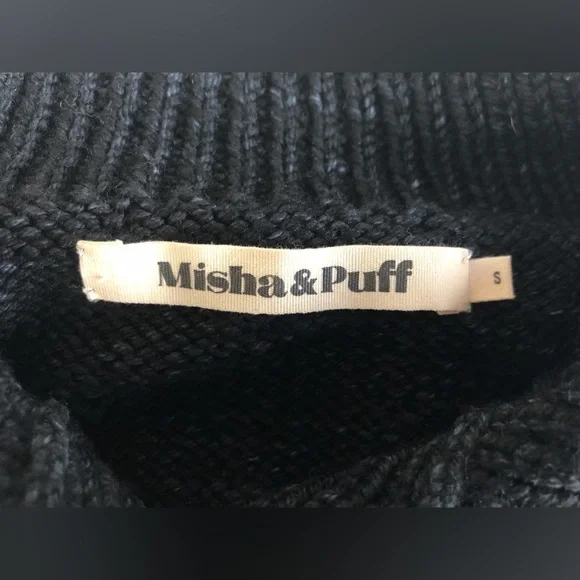 Misha and Puff carbon popcorn polo cardigan - Picture 2 of 6